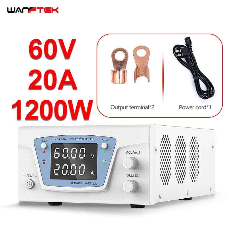 완프텍 랩 DC 전원 공급 장치 조정 가능 60V 10 - High Power 60V 20A Bench Power Supply 리뷰 및 가격