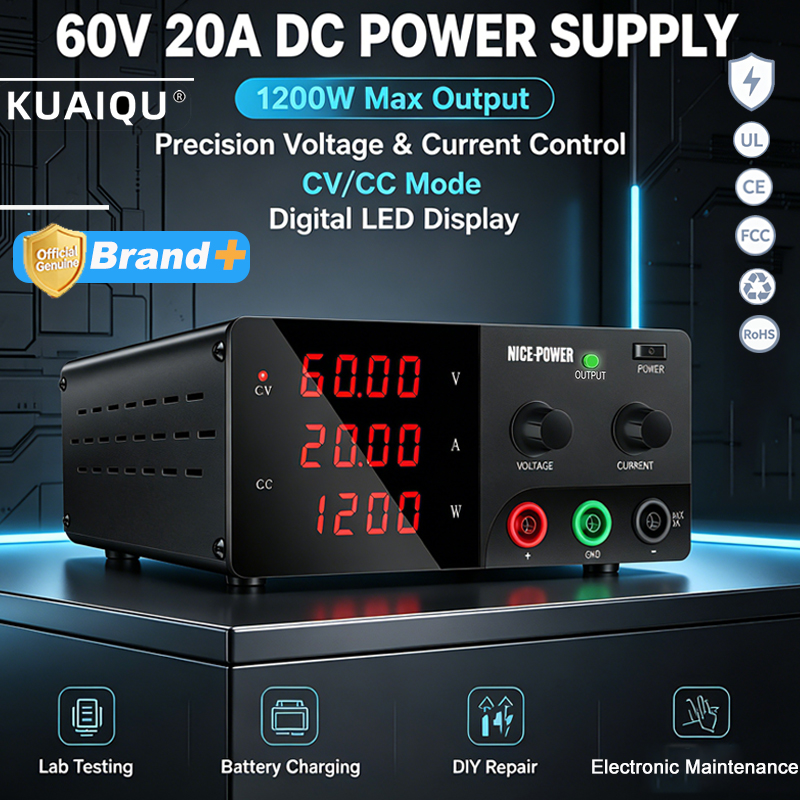 NICE-POWER 60V 20A 고출력 벤치 전원 공 - High Power 60V 20A Bench Power Supply 리뷰 및 가격